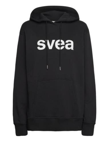 Smcowen Hoodie Tops Sweatshirts & Hoodies Hoodies Black Svea