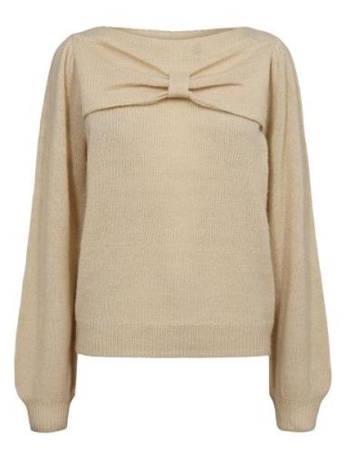 Nubowa Pullover Tops Knitwear Jumpers Beige Nümph