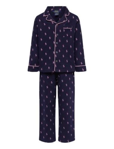 Sl-Sleepwear Pyjamassæt Navy Polo Ralph Lauren