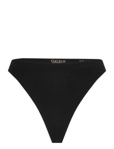 Bamboo Seamless String Brief G-streng Undertøj Black CCDK Copenhagen