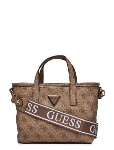 Latona Mini Tote Bags Totes Brown GUESS