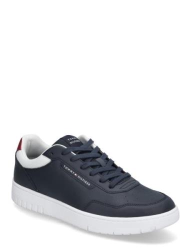 Th Basket Core Lite Lth Low-top Sneakers Navy Tommy Hilfiger