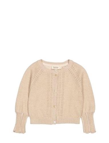 Tillie B Tops Knitwear Cardigans Gold MarMar Copenhagen