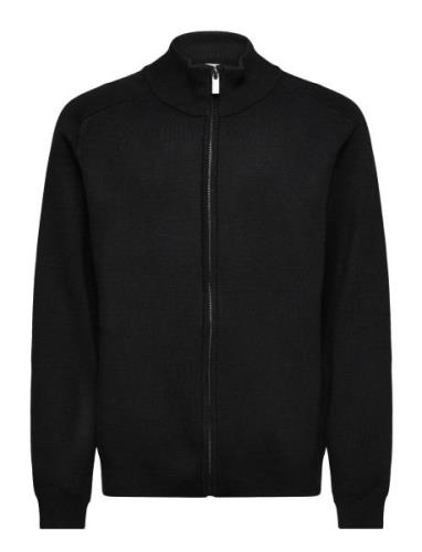 Cardigan Knitted Fullzip Tops Sweatshirts & Hoodies Sweatshirts Black ...