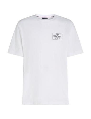 Monotype Printed Label Tee Tops T-Kortærmet Skjorte White Tommy Hilfig...