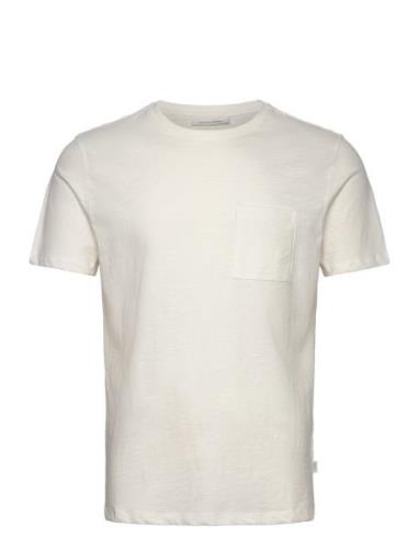 Cfthor Slub Yarn Tee Tops T-Kortærmet Skjorte White Casual Friday