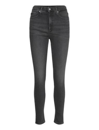 High Rise Skinny Skinny Jeans Black Calvin Klein Jeans