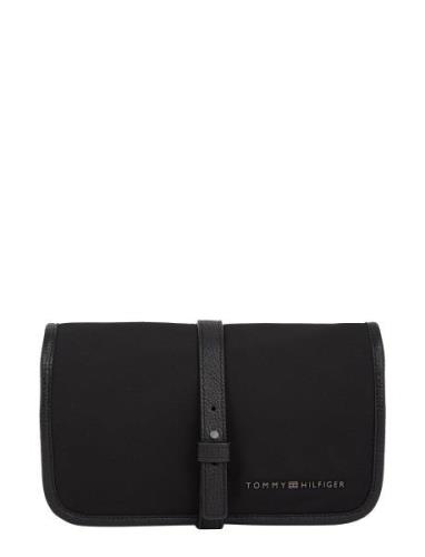 Th Nylon Travel Washbag Toilettaske Black Tommy Hilfiger