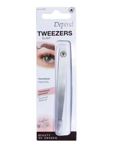 Tweezers - Slant Se/Fi Beauty Women Makeup Face Makeup Tools Nude Depe...