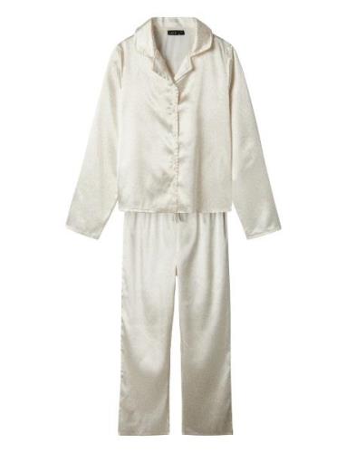 Nlfdreamys Pyjamas Set Pyjamassæt White LMTD