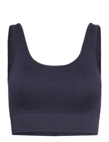 Soft Rib Seamless Crop Top Sport Bras & Tops Sports Bras - All Navy Mo...