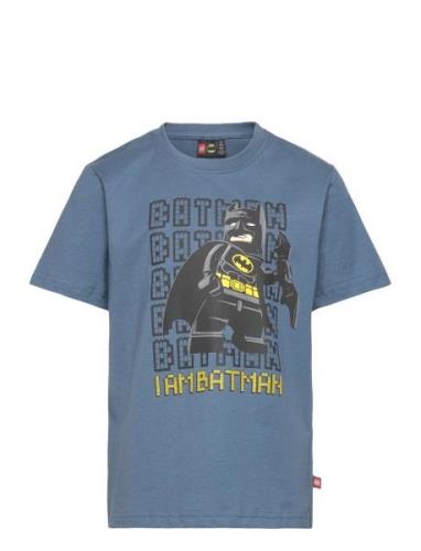 Lwtano 600 - T-Shirt S/S Tops T-Kortærmet Skjorte Blue LEGO Kidswear