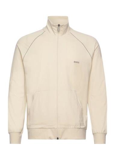 Mix&Match Jacket Z Tops Sweatshirts & Hoodies Sweatshirts Cream BOSS