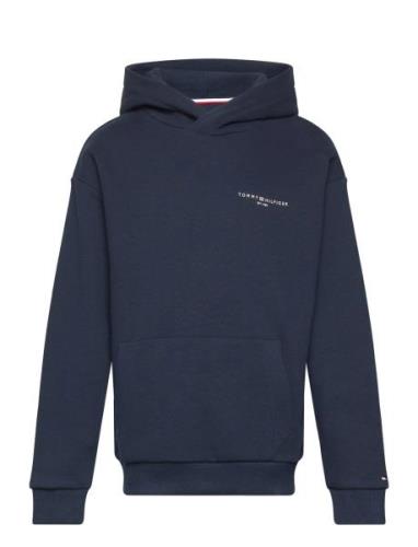 U Mini Corp Logo Hoodie Tops Sweatshirts & Hoodies Hoodies Navy Tommy ...