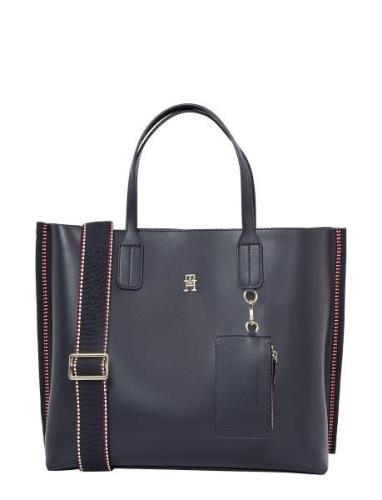 Th Distinct Satchel Corp Shopper Taske Navy Tommy Hilfiger