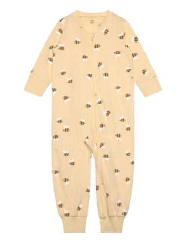 Pyjamas Bumblebee Sn Pyjamas Sie Jumpsuit Yellow Lindex