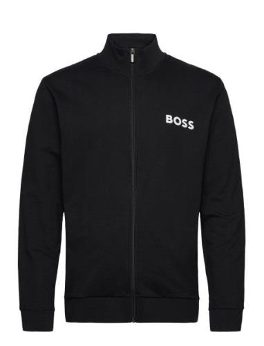 Ease Jacket Zip Tops Sweatshirts & Hoodies Sweatshirts Black BOSS