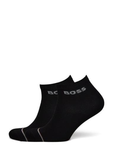 2P Sh Signature Cc W Lingerie Socks Footies-ankle Socks Black BOSS