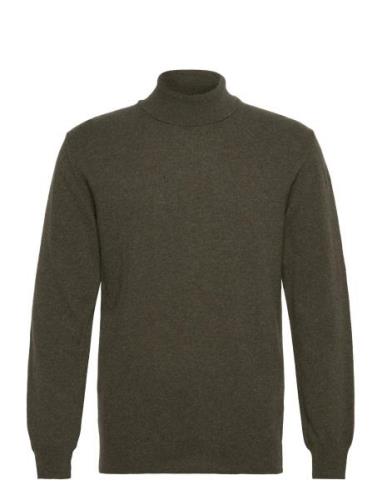 Eco Wool Thomas Knit Tops Knitwear Turtlenecks Green Mads Nørgaard