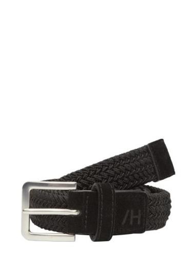 Slhharis Belt Accessories Belts Braided Belt Black Selected Homme