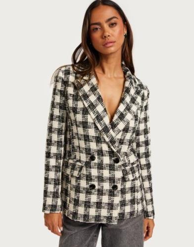 Neo Noir - Ternet/Stribet - Vivi Chic Boucle Blazer