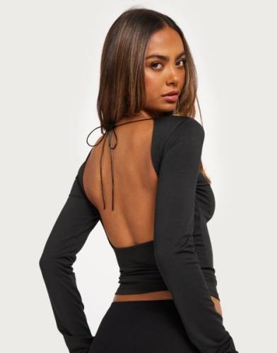 Nelly - Sort - Open Back Tie Top