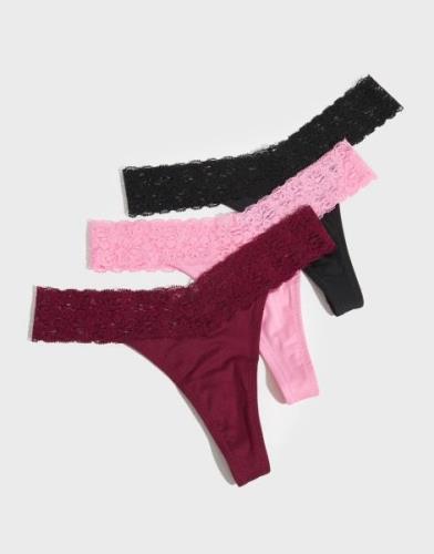 Nelly - Mønstret - Lovely Feels Thong 3-pack