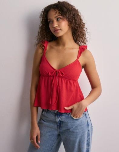 Nelly - Rød - My Cutest Frill Top