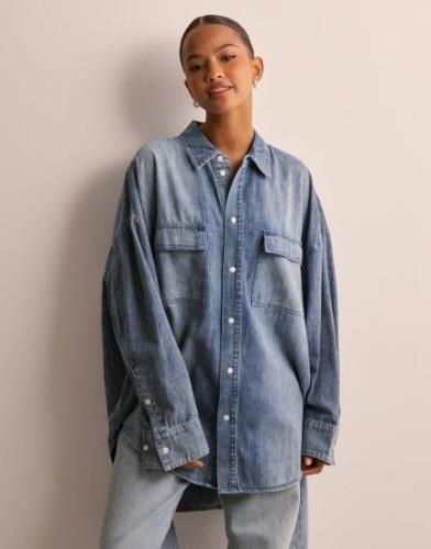 Michael Kors - Blå - Unisex Chambray Shirt