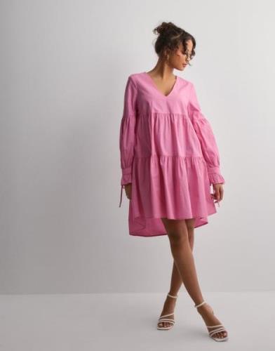 Vero Moda - Pink - Vmcharlotte Fia Ls Dress Wvn Ga