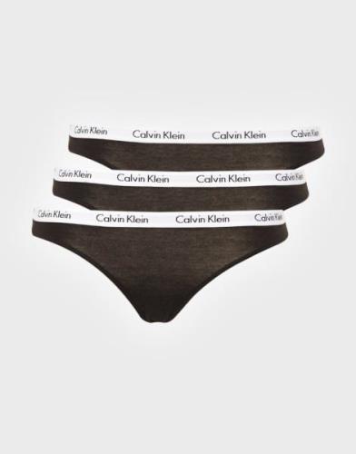 Calvin Klein Underwear - Sort - Thong 3PK