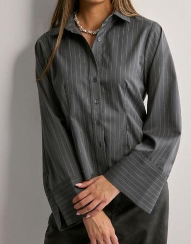 Neo Noir - - Rosa Pinstripe Shirt