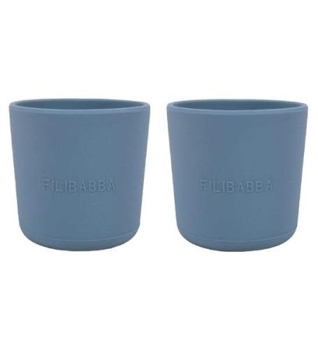 Filibabba Kop - 2-pak - Silikone - Powder Blue