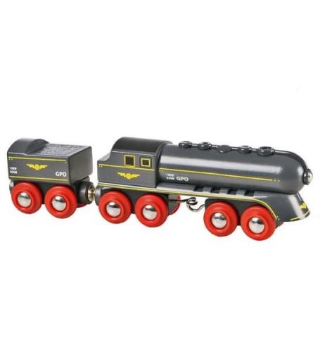 BRIO HÃ¸jhastighedstog - 18,9 cm - Bullet Train - KoksgrÃ¥ 33697