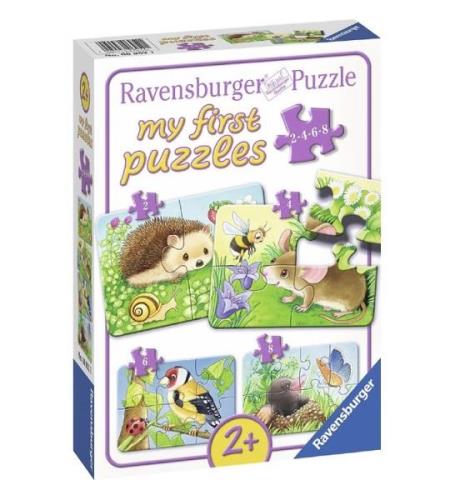 Ravensburger Puslespil - My First - 4 Forskellige - Sweet Garden