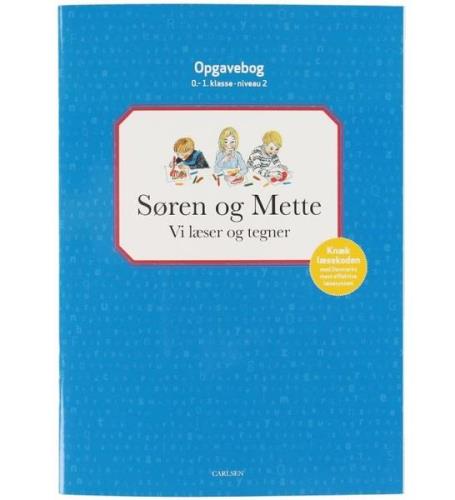 Forlaget Carlsen Opgavebog - Vi LÃ¦ser Og Tegner - Niveau 2 - DA