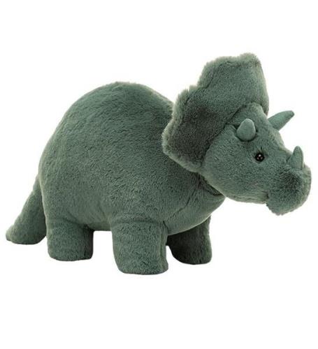 Jellycat Bamse - Medium - 17x11 cm - Fossilly Triceratops