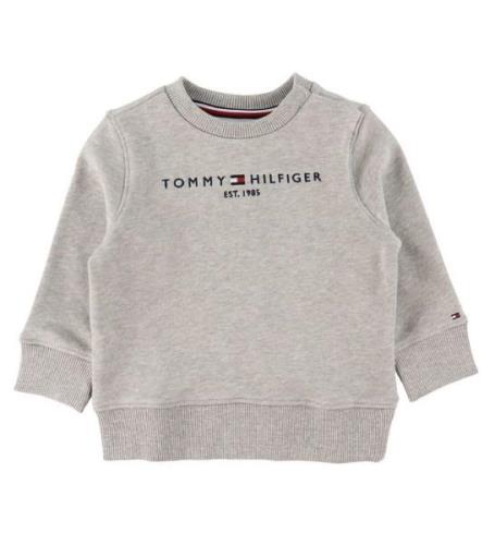 Tommy Hilfiger Sweatshirt - Essential - Organic - GrÃ¥meleret