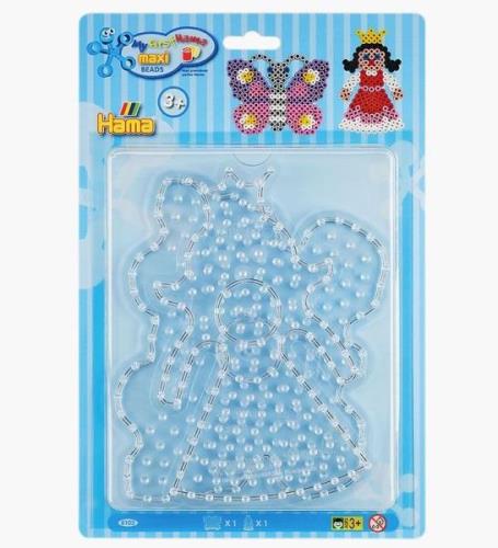 Hama Maxi Perleplader - 2 stk. - Sommerfugl/Prinsesse