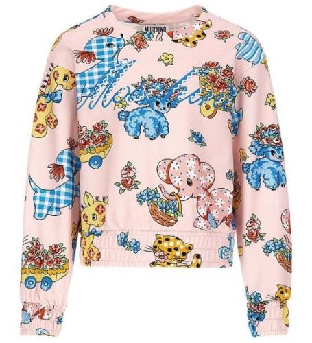 Moschino Sweatshirt - Rosa m. Print