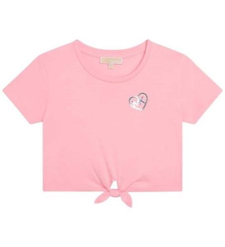 Michael Kors T-shirt - Cropped - Washed Pink