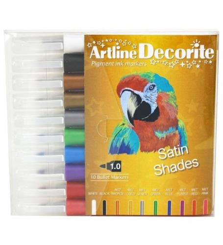 Artline Tuscher - Decorite - 10 stk. - Satin