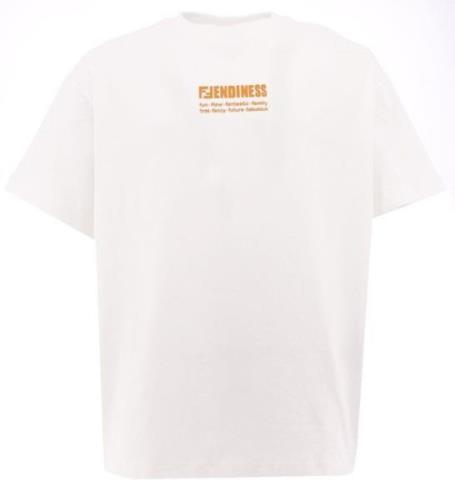 Fendi T-shirt - Hvid m. Orange