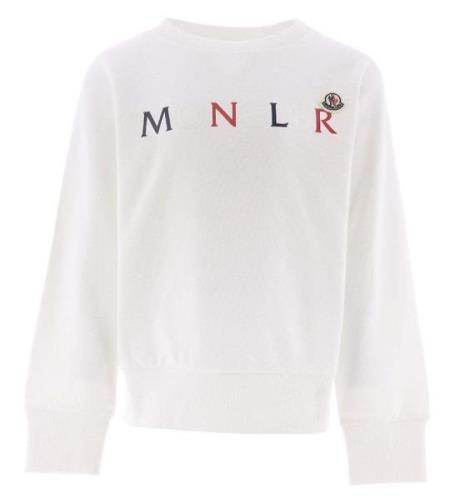 Moncler Sweatshirt - Hvid m. Print
