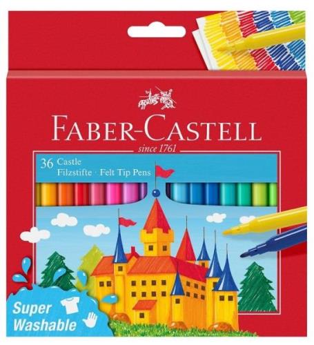 Faber-Castell Tuscher - BÃ¸rn - 36 stk - Multifarvet
