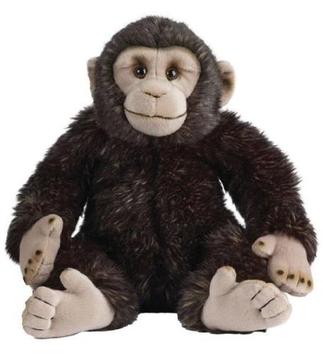 Living Nature Bamse - 25x13 cm - Chimpanse - Brun