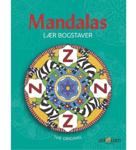 Mandalas Malebog - LÃ¦r Bogstaver