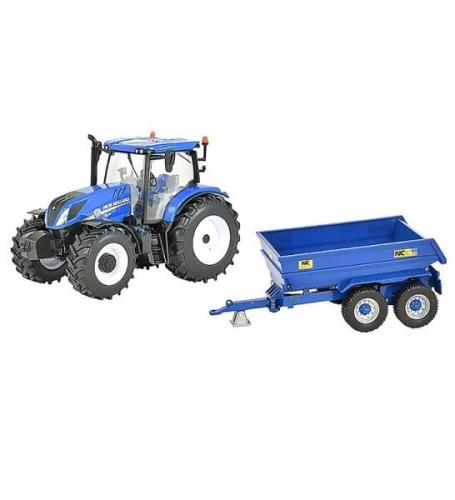 Britains Arbejdsmaskine - 43268 - T6 - Traktor m. Trailer