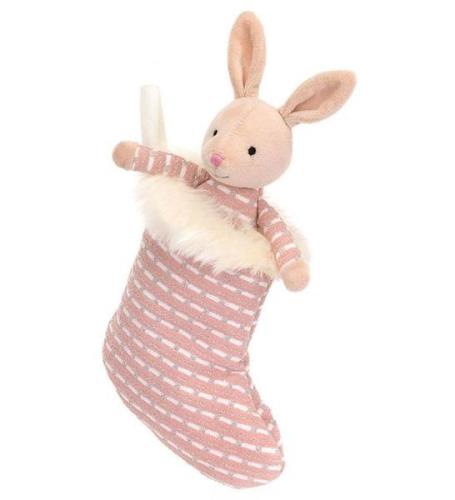 Jellycat Bamse - 20 cm - Shimmer Stocking Bunny