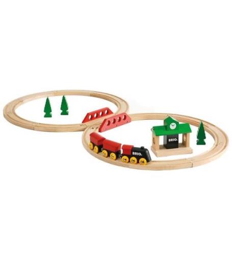 BRIO Classic TogsÃ¦t - 22 dele - TrÃ¦ 33028